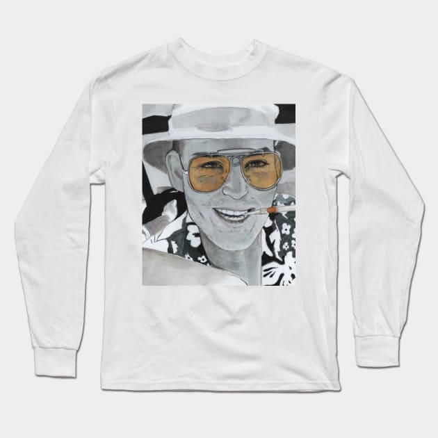 Fear and Loathing Long Sleeve T-Shirt by artofannabellepullen